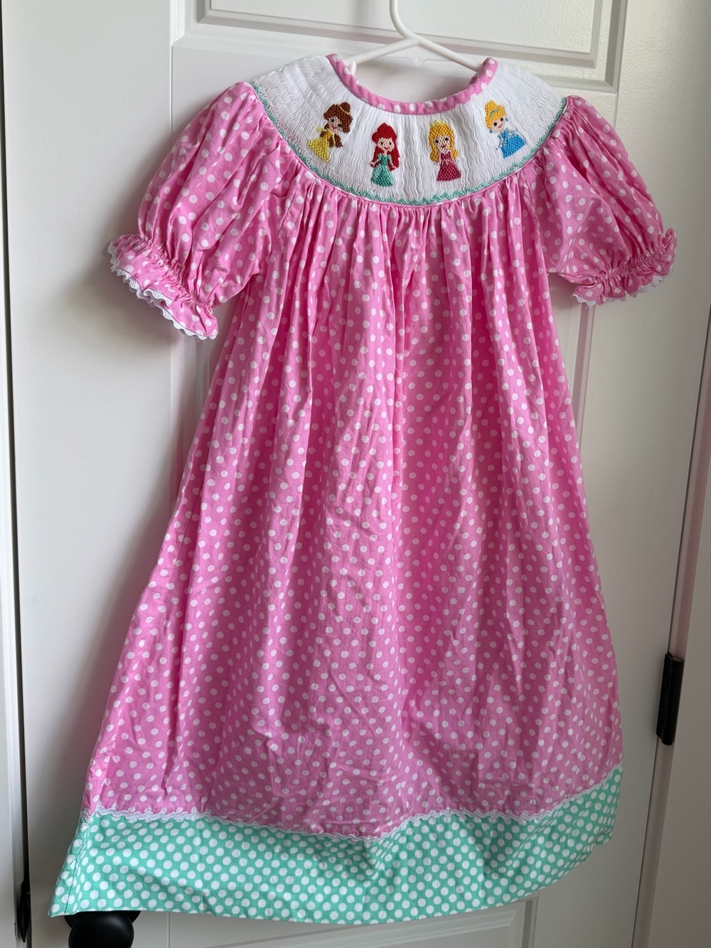 Babeeni Girls' Princess Smocked Bishop Dress